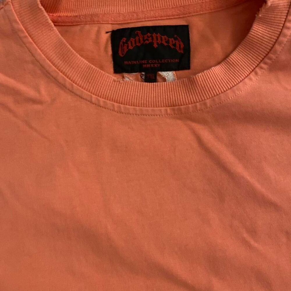 Godspeed salmon top has no tags